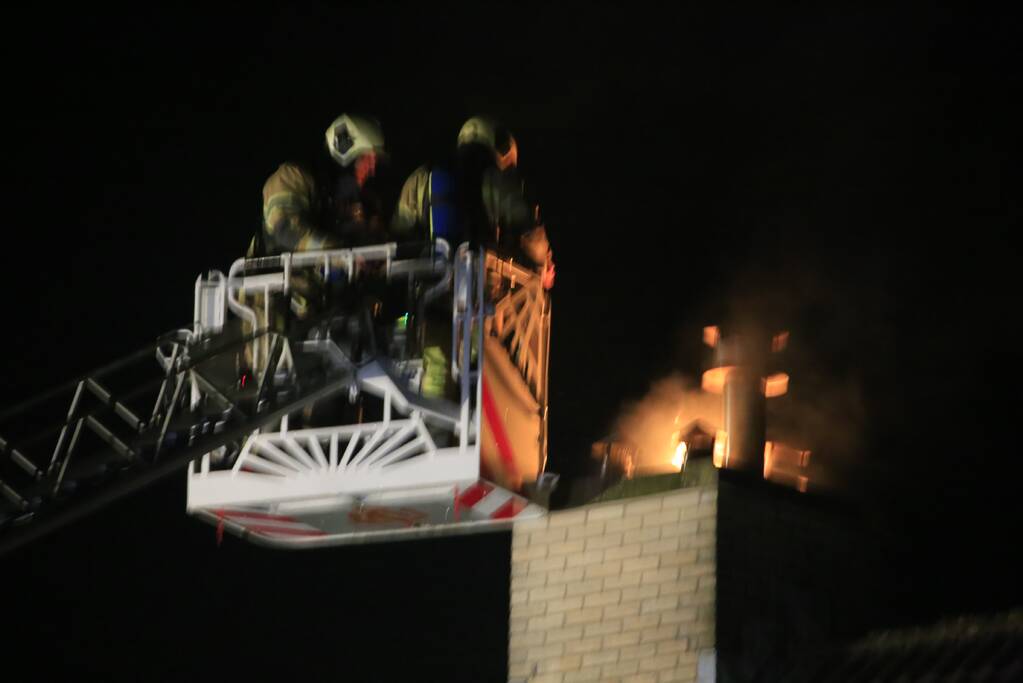 Flinke schoorsteenbrand