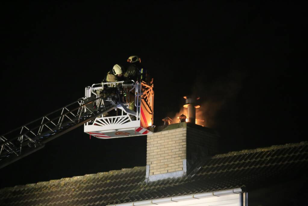 Flinke schoorsteenbrand