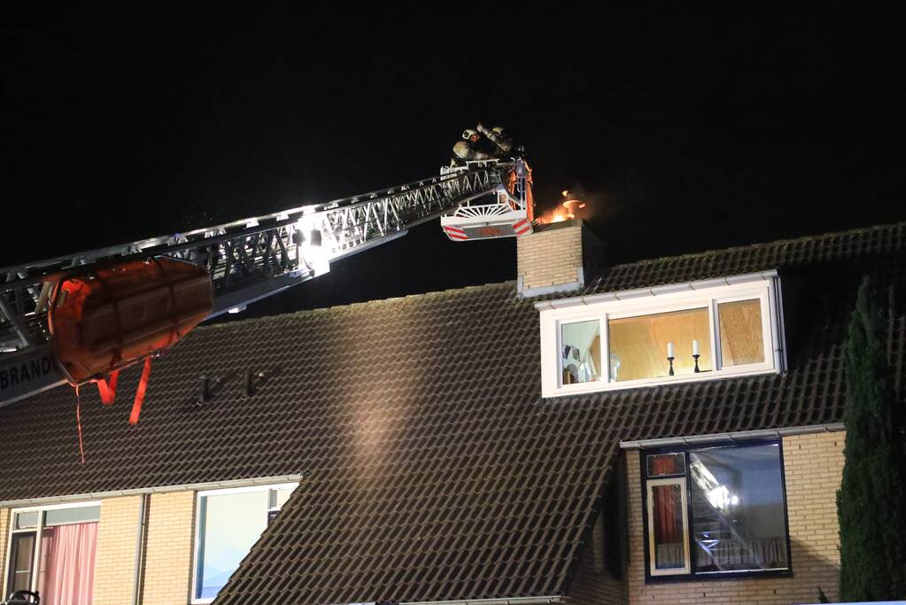 Flinke schoorsteenbrand