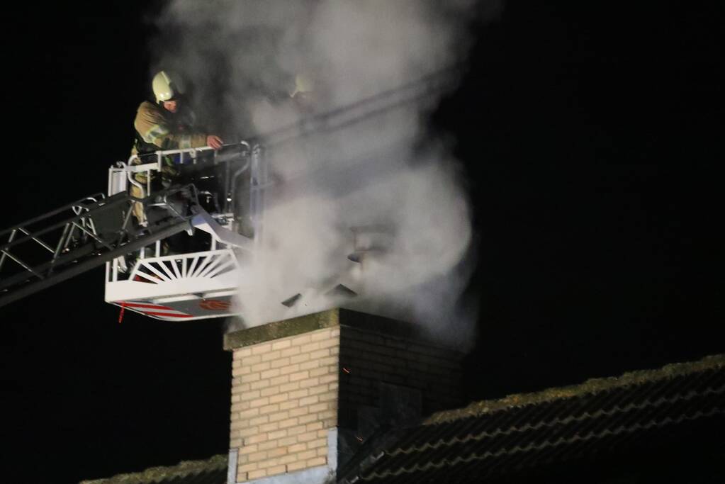 Flinke schoorsteenbrand