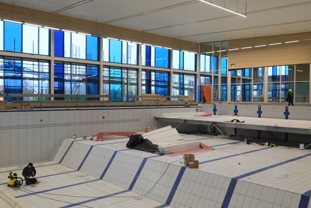 Nieuwe zwembad begint vorm te krijgen