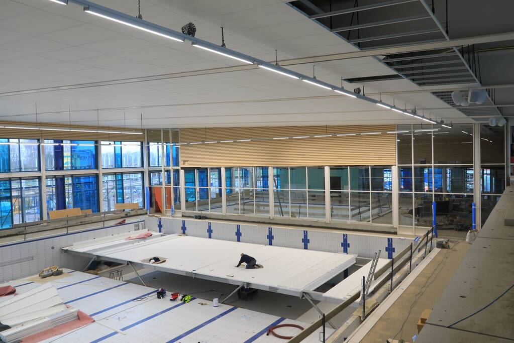 Nieuwe zwembad begint vorm te krijgen