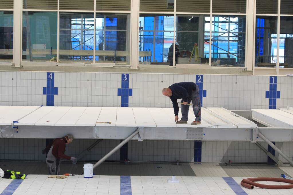 Nieuwe zwembad begint vorm te krijgen