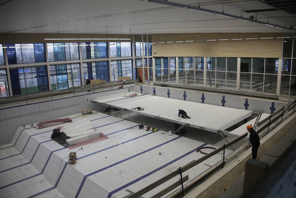 Nieuwe zwembad begint vorm te krijgen