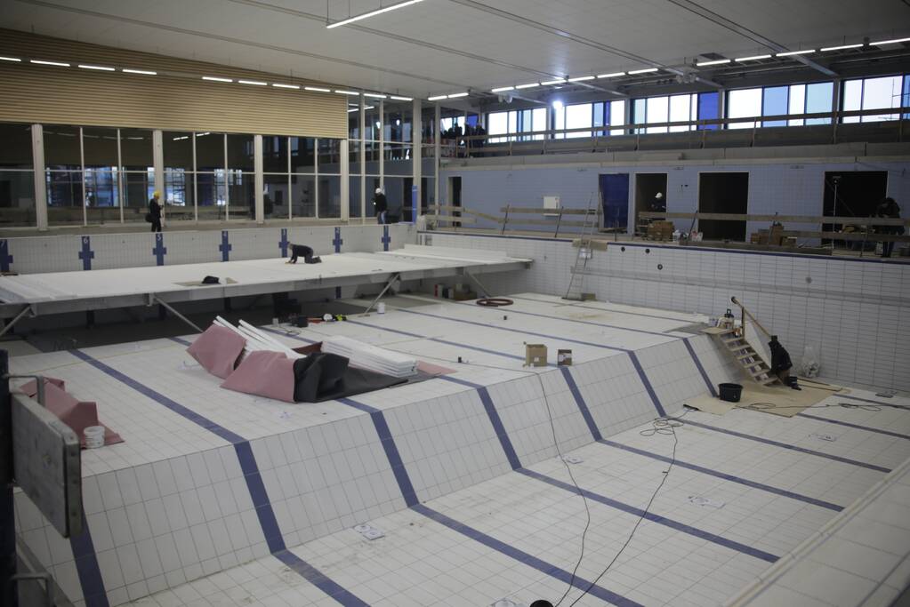 Nieuwe zwembad begint vorm te krijgen