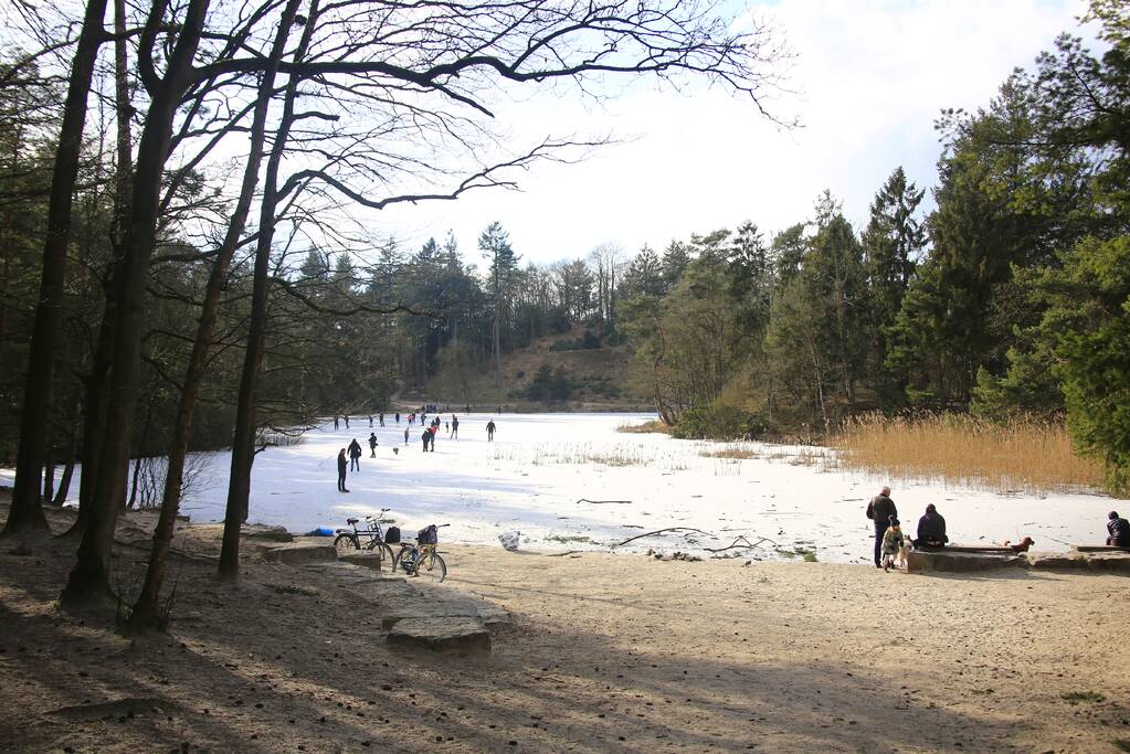 Volop schaatsplezier op Bosvijver