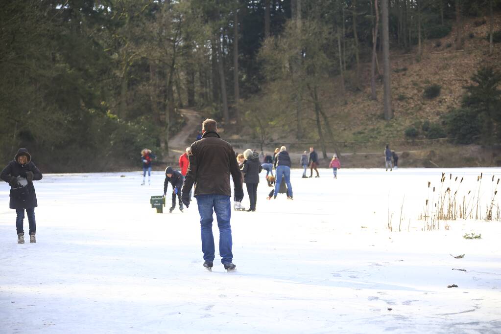 Volop schaatsplezier op Bosvijver