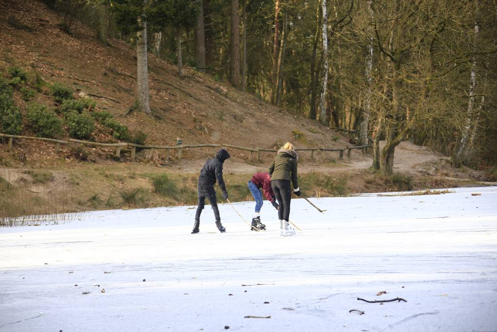 Volop schaatsplezier op Bosvijver