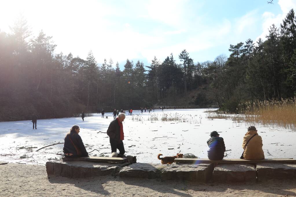 Volop schaatsplezier op Bosvijver
