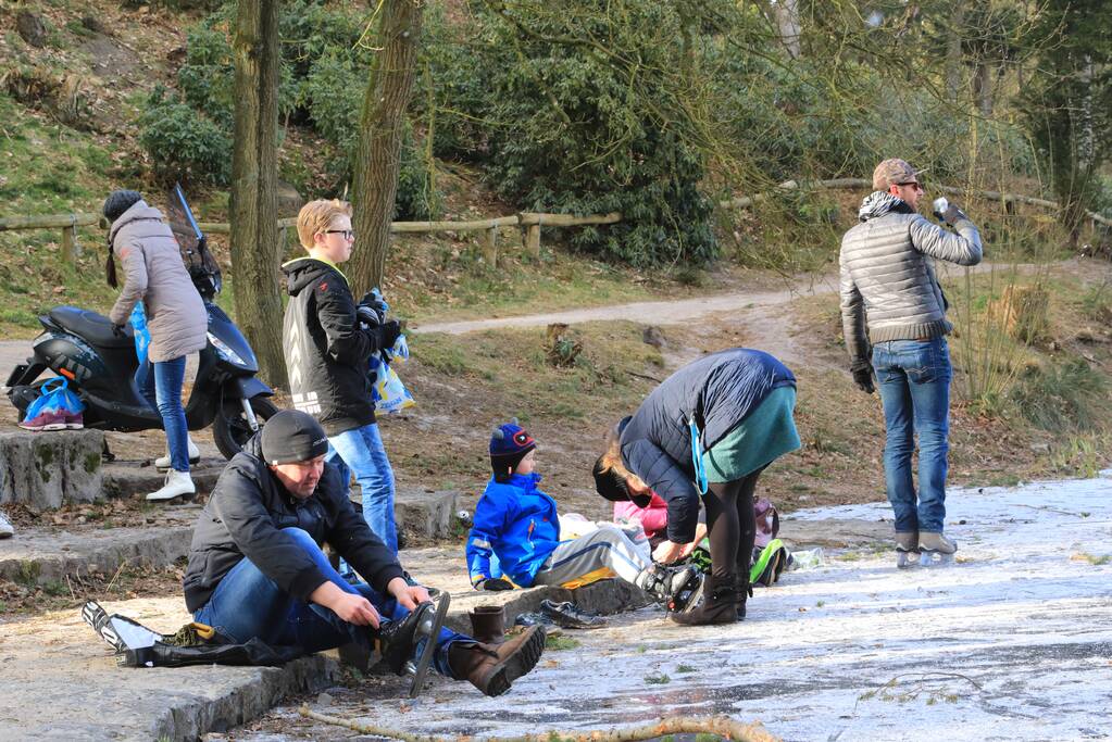 Volop schaatsplezier op Bosvijver