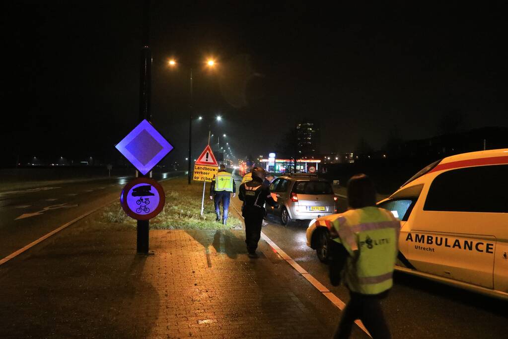 Persoon gewond na ongeval