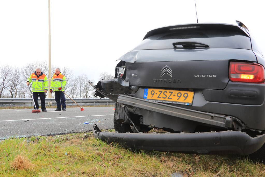 Flinke ravage na aanrijding