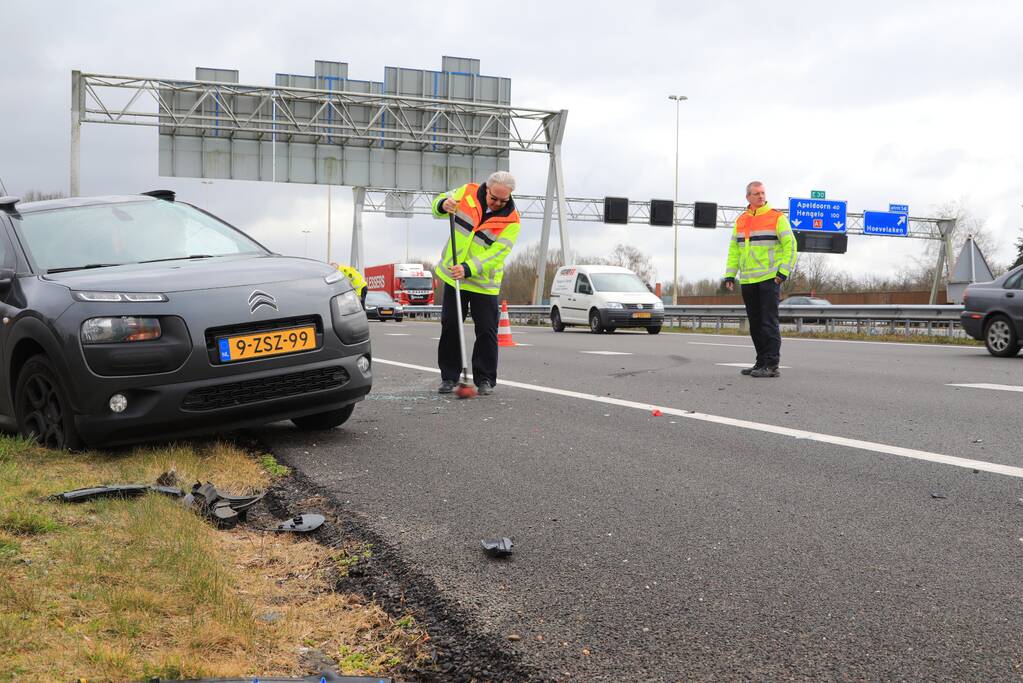 Flinke ravage na aanrijding