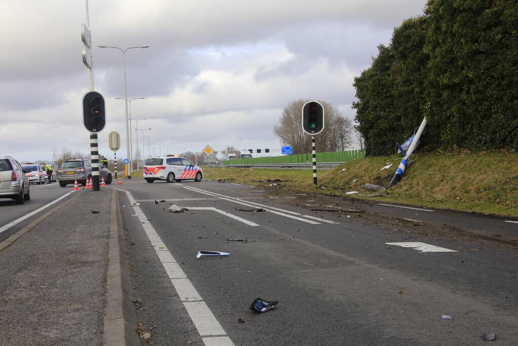 Flinke ravage bij eenzijdig ongeval