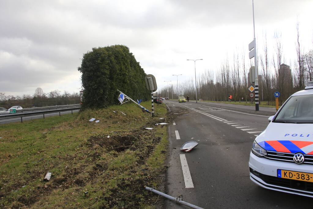 Flinke ravage bij eenzijdig ongeval