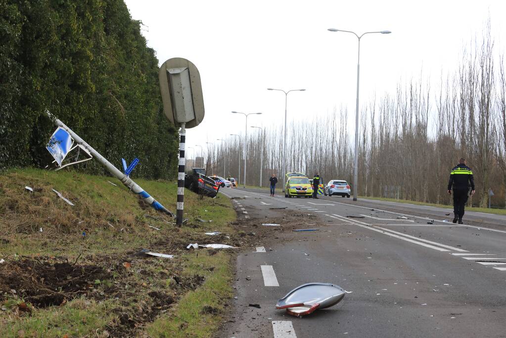 Flinke ravage bij eenzijdig ongeval
