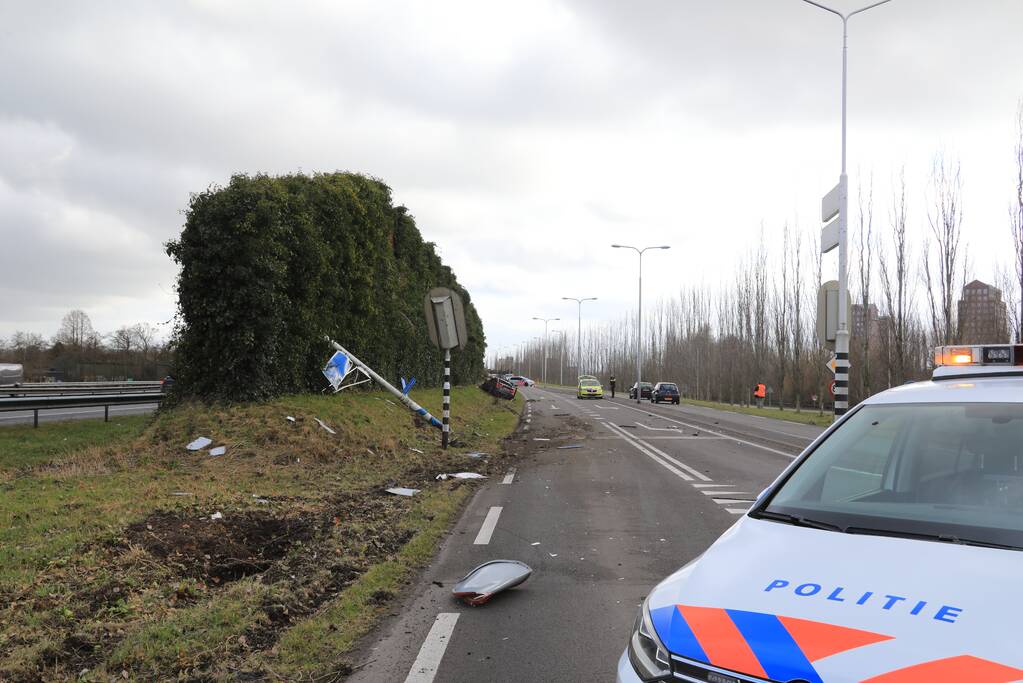 Flinke ravage bij eenzijdig ongeval