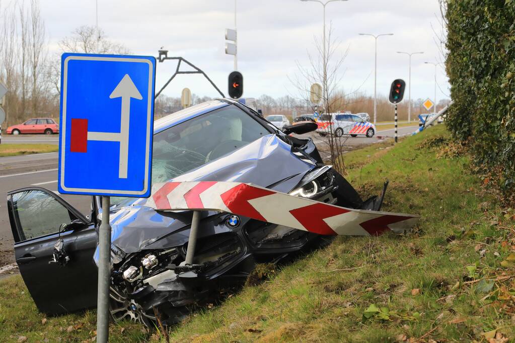 Flinke ravage bij eenzijdig ongeval
