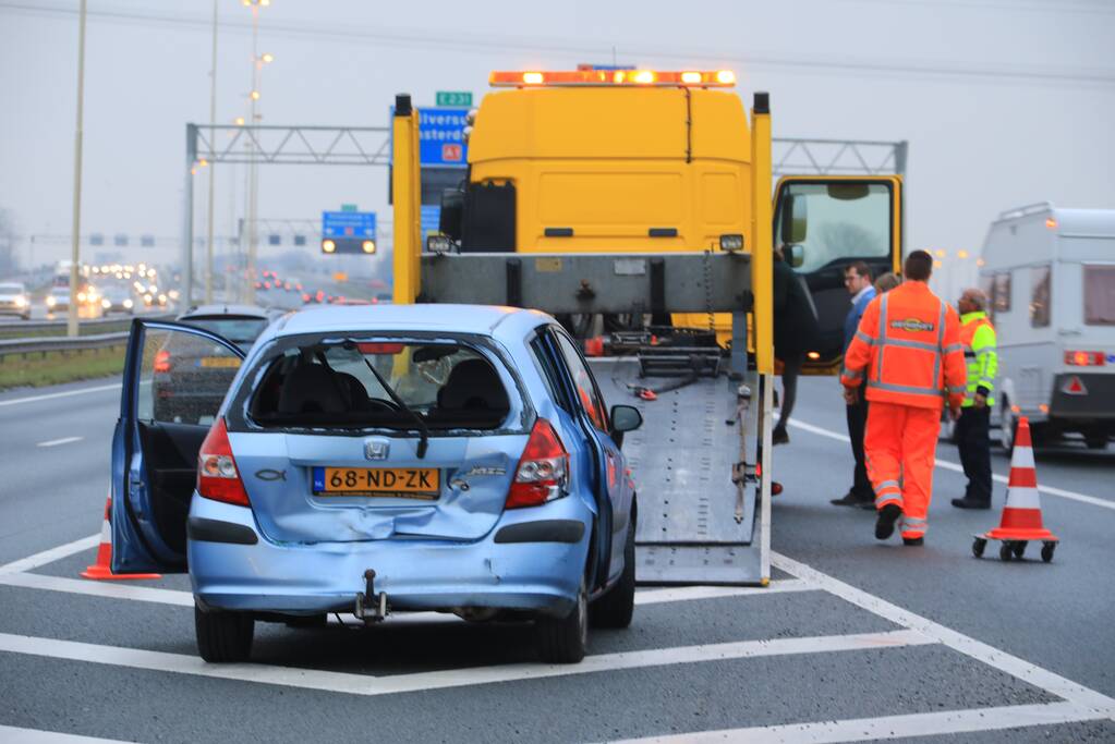 Flinke schade bij kop-staartbotsing