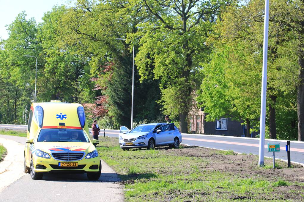 Kop-staartaanrijding tussen twee voertuigen