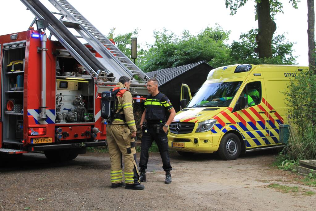 Brand ontstaan door ontplofte wasmachine