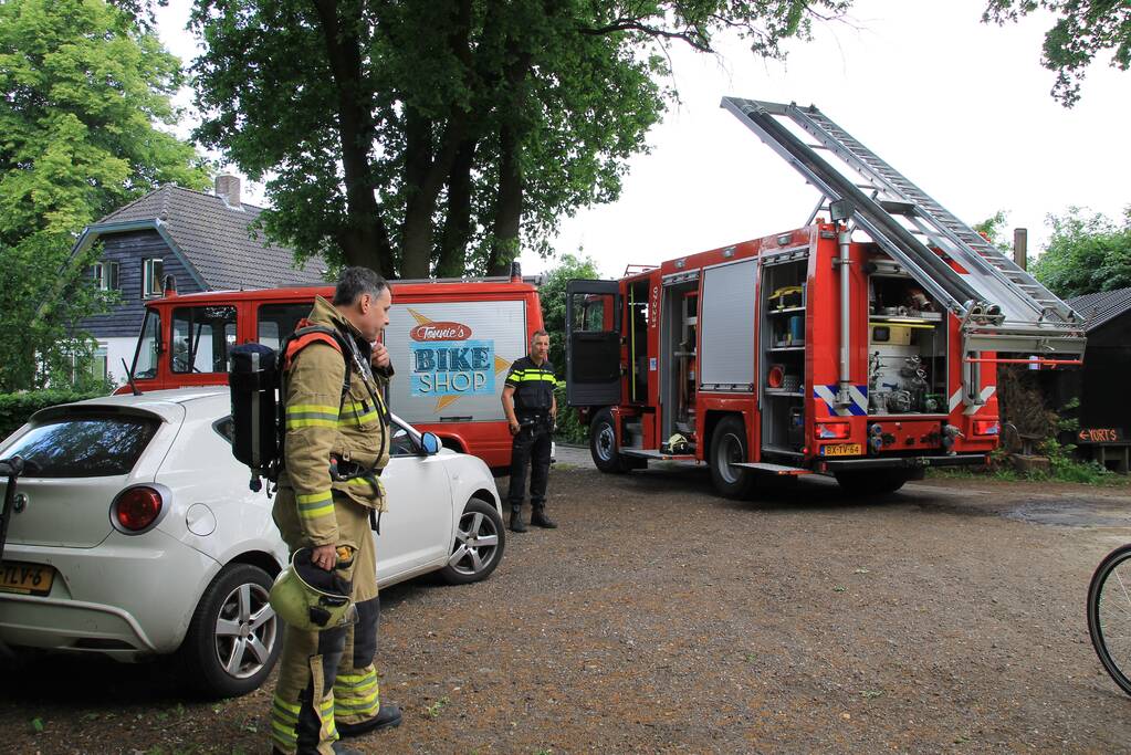 Brand ontstaan door ontplofte wasmachine