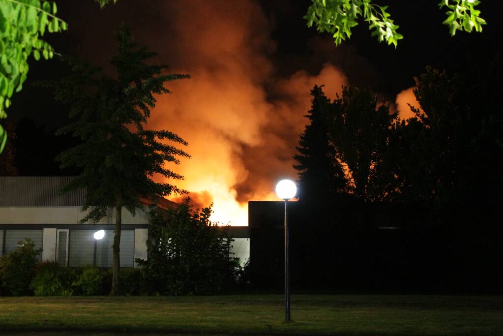 Uitslaande brand bij ROVC