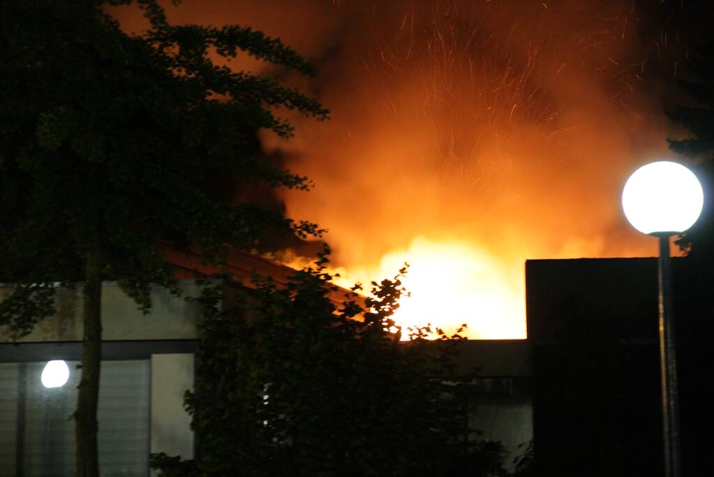 Uitslaande brand bij ROVC