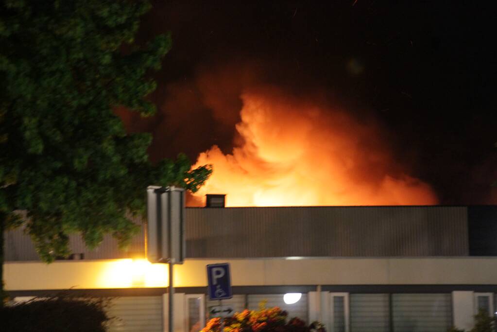 Uitslaande brand bij ROVC