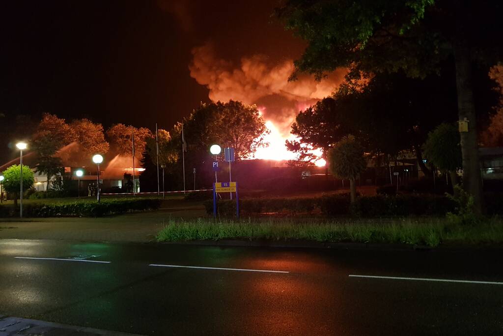 Uitslaande brand bij ROVC