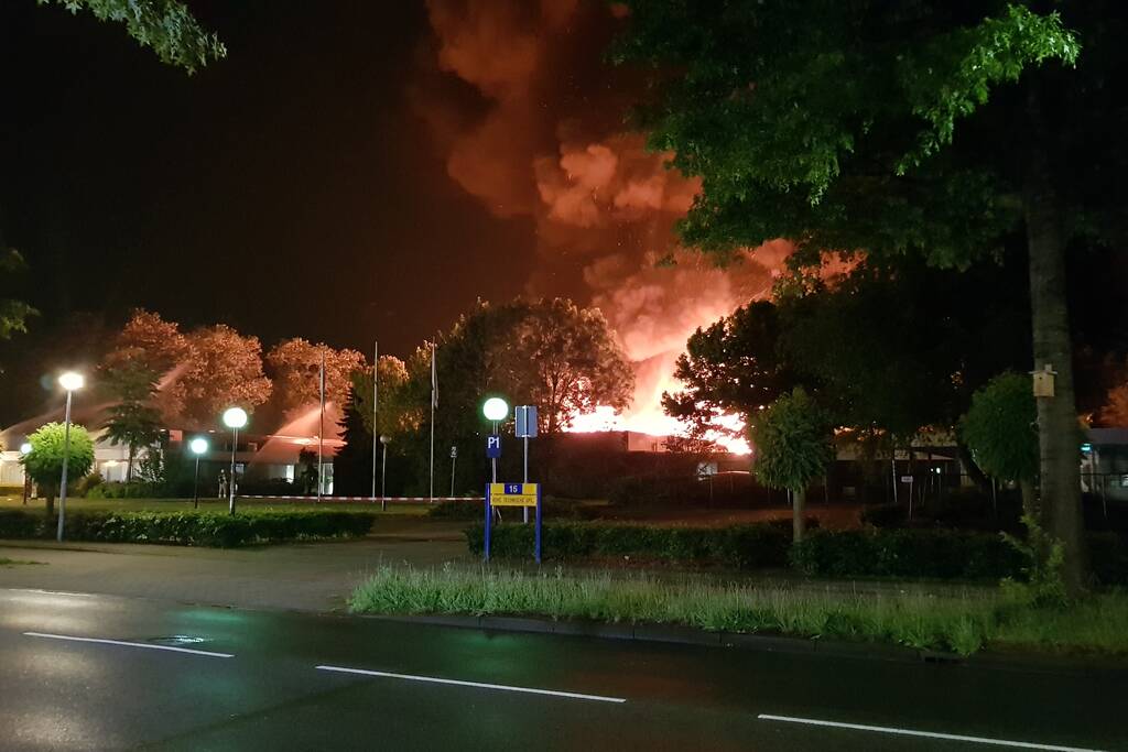 Uitslaande brand bij ROVC