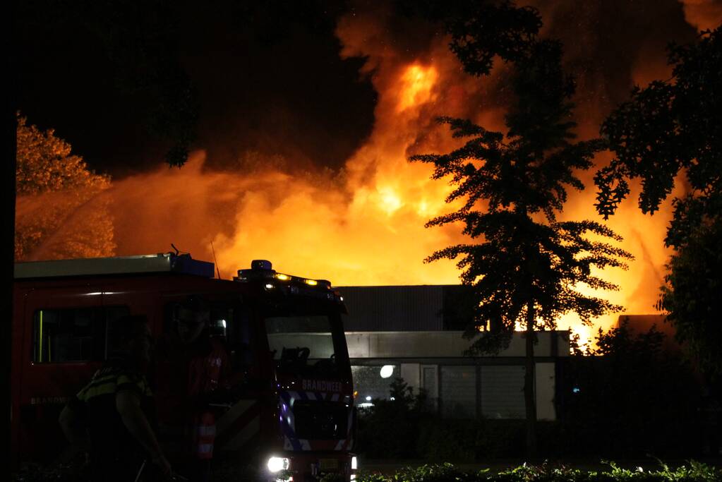 Uitslaande brand bij ROVC