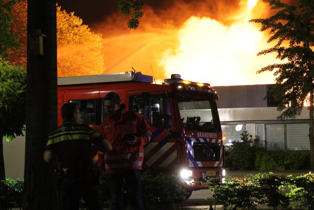 Uitslaande brand bij ROVC