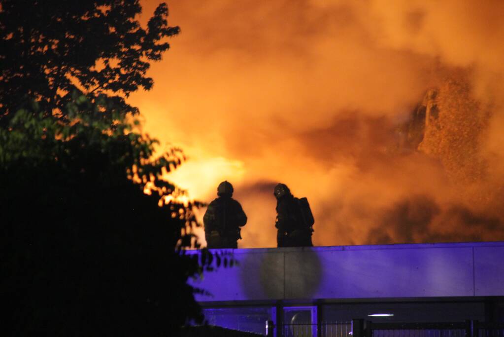 Uitslaande brand bij ROVC