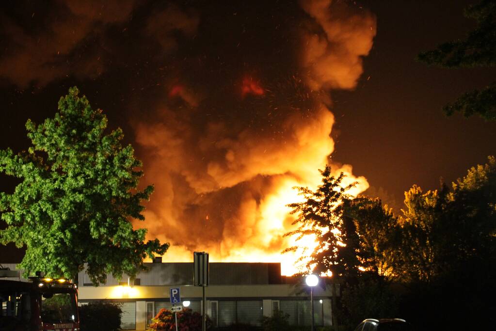 Uitslaande brand bij ROVC