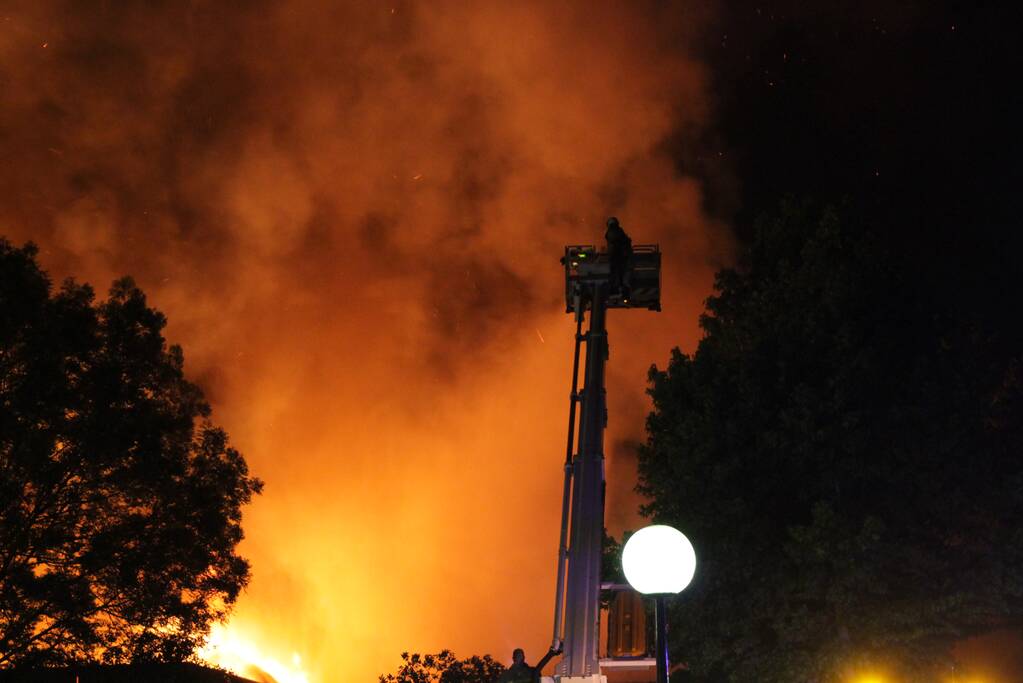 Uitslaande brand bij ROVC