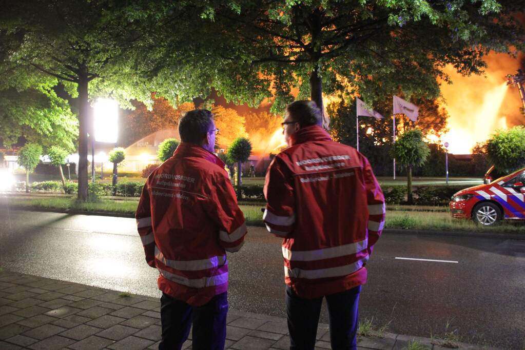 Uitslaande brand bij ROVC