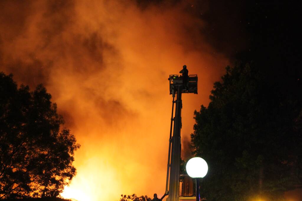 Uitslaande brand bij ROVC