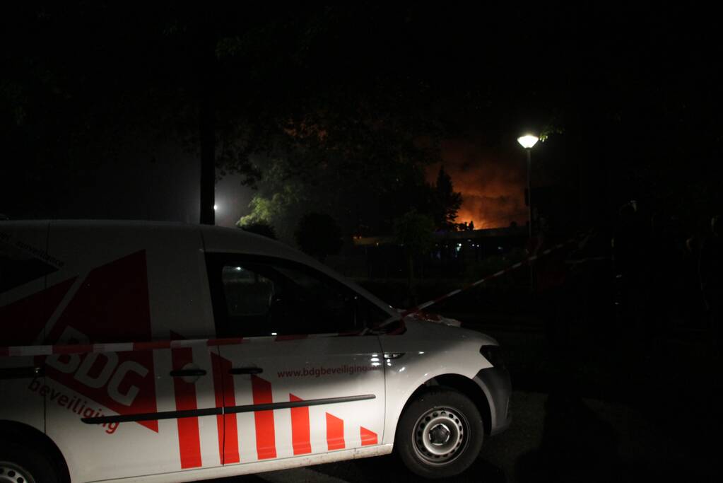 Uitslaande brand bij ROVC