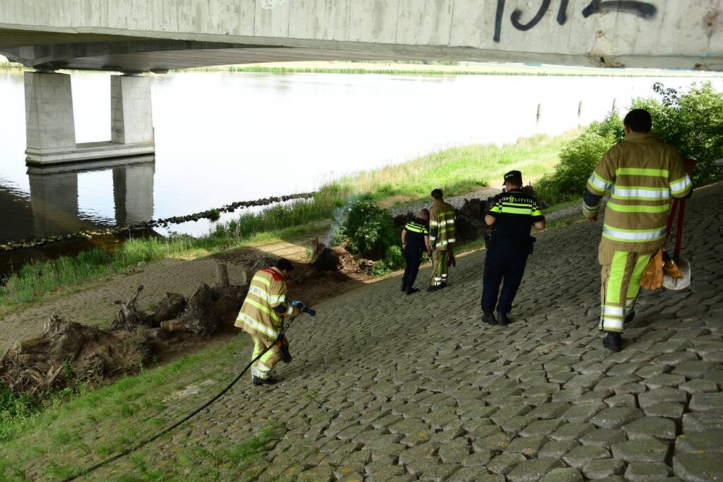 Daklozen stichtten voor tweede brand en krijgen 280 euro boete