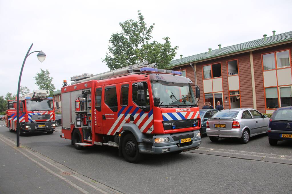 Brand in meterkast van woning