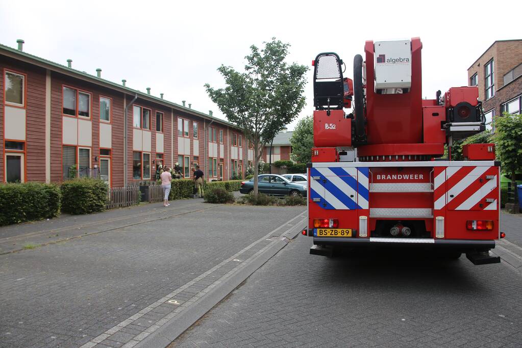Brand in meterkast van woning
