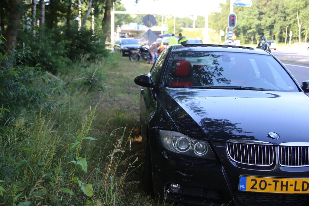 Motorrijder aangereden door auto