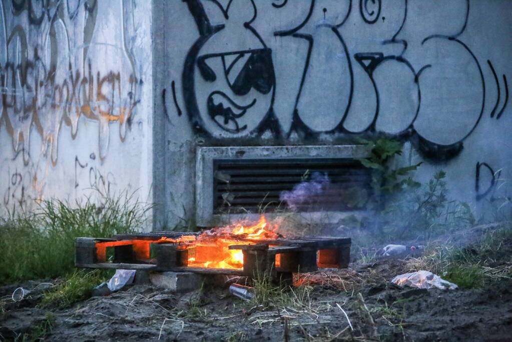 Pallet in de fik gestoken, Amersfoort (+ VIDEO)