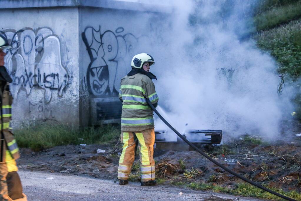 Pallet in de fik gestoken, Amersfoort (+ VIDEO)