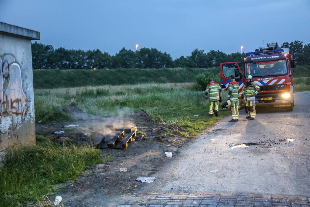 Pallet in de fik gestoken, Amersfoort (+ VIDEO)