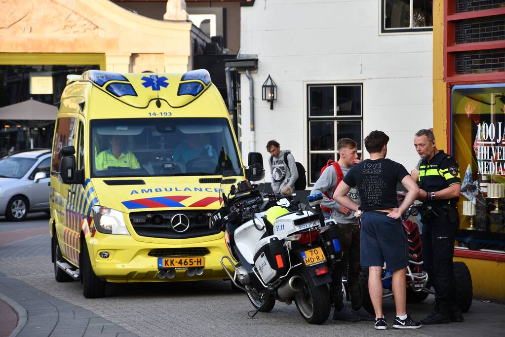 Quadrijder krijgt aanrijding met fietser