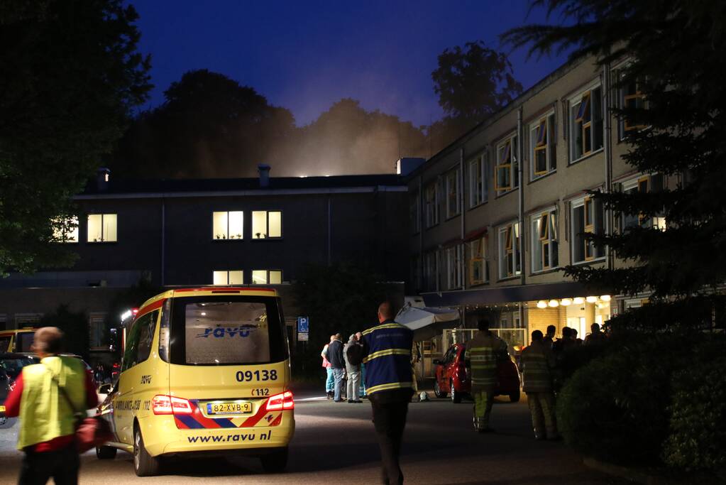 Woonzorgcentrum ontruimd vanwege brand