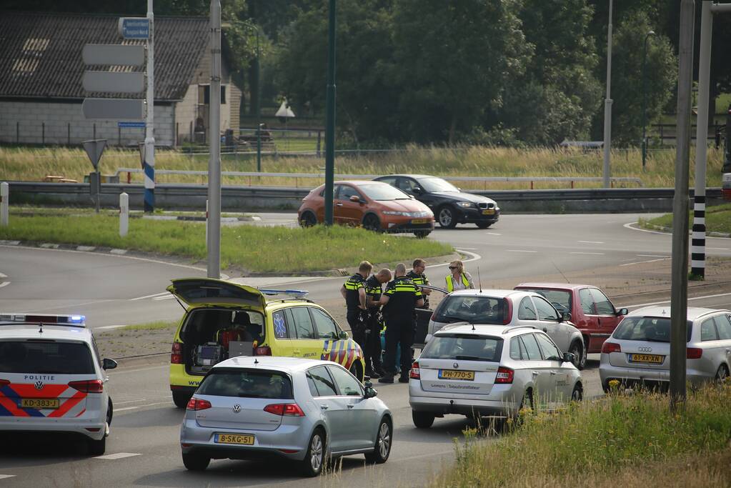 Schade na kop-staartaanrijding