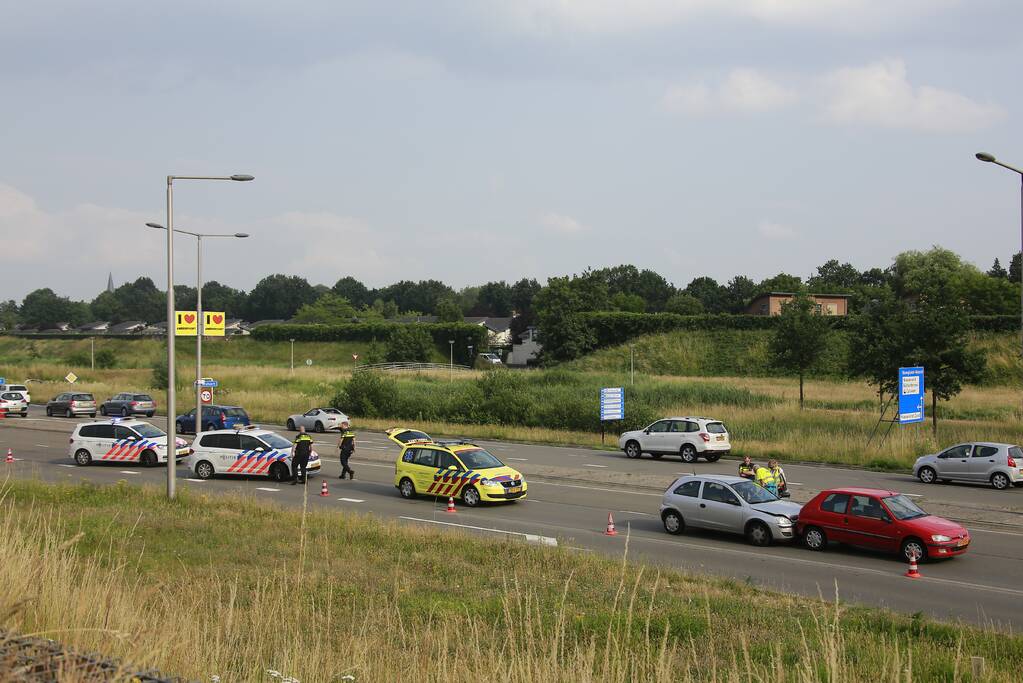 Schade na kop-staartaanrijding